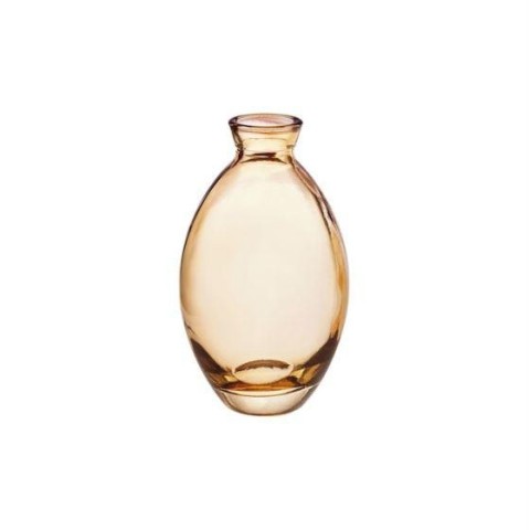 BOTTIGLIA VETRO AMBRATA H.12 D.6.9